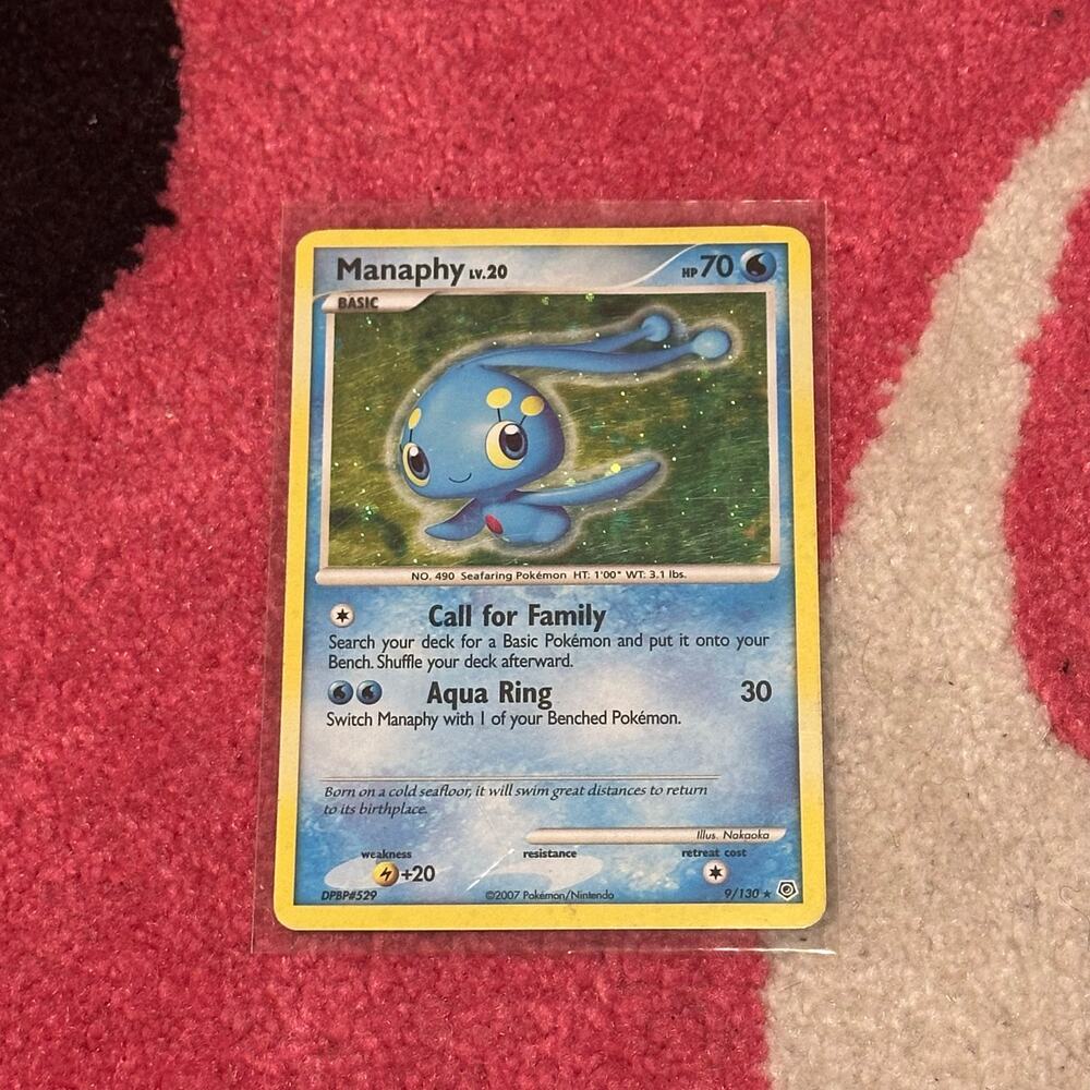 Manaphy [Holo] #9 – Pokémon TCG Diamond & Pearl – Played